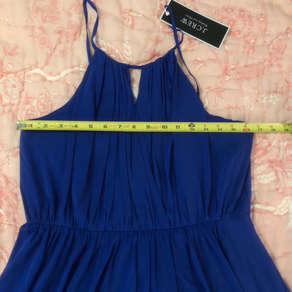 💙NWT💙 J Crew stunning cobalt blue cocktail or bridal or summer party dre… - Picture 13 of 14